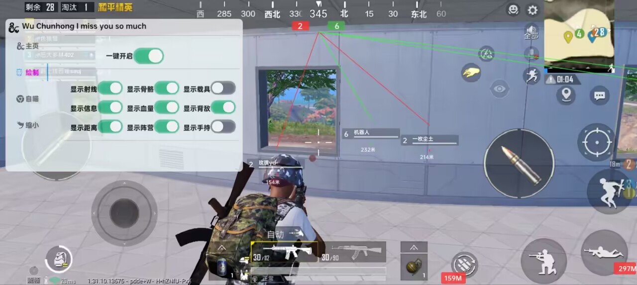 和平精英免ROOT体直装【壁虎